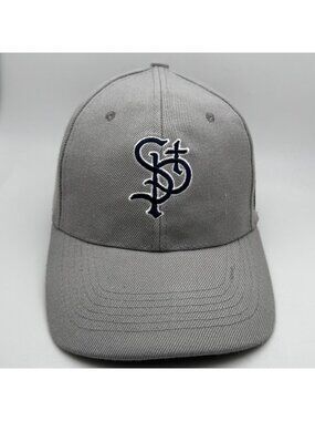 St. Paul Saints MiLB Baseball Cap Hat Grey Adjustable CHS Field Logo Fan Apparel